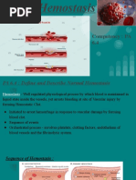 Hemostasis