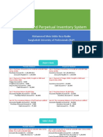 Periodic Perpetual Inventory System