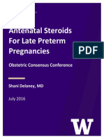 Provider Resources Obstetrics Late Preterm Steroids July2016