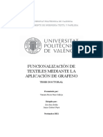 Ruiz - FUNCIONALIZACION DE TEXTILES MEDIANTE LA APLICACION DE GRAFENO