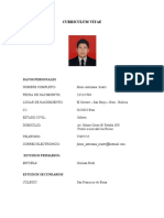 Curriculum Vitae: Datos Personales