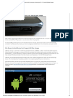 Android USB Connections Explained - MTP, PTP, and USB Mass Storage