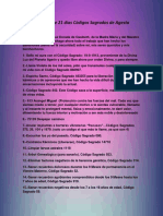 Limpieza de 21 Días Códigos Sagrados de Agesta