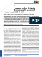 J Institute Brewing - 2018 - Ne Por - Application of Response Surface Design To Optimise The Chromatographic Analysis of