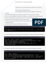 Kubernetes On AWS Free Tier