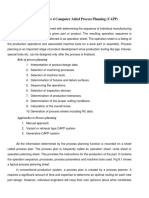 Chapter 2 Lecture 4 Computer Aided Process Planning