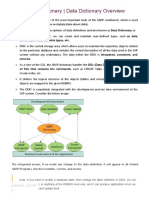 SAP ABAP Dictionary 