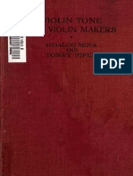 Violin Tone and Violin Makers, by Hidalgo Moya (1916)