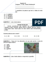 Simulado 10 (L. P - 3º Ano) - Blog Do Prof. Warles