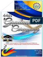 Souvenir Graduation Program 2023