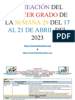 Planeación3erGradoSemana29Ciclo22 23MEX