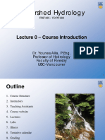 Lec 0 Intro To Hydrology 2022