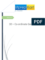 Mathematics - 3D U2013 Co-Ordinate Geometry