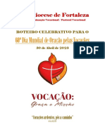 Roteiro para o Dia Mundial de Oracao Pelas Vocacoes 2023