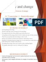 Gr. 7 Lesson Plan 1.1 - Renewable Energy