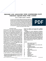 1967 Pressure Loss Associated With Compressible Flow Through Square-Mesh Wire Gauzes