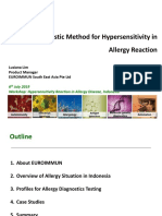 EUROIMMUN Diagnostic Method For Hypersensitivity in Allergy Reaction Final