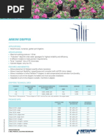 Arrow Dripper Product Sheet