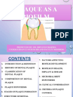 Dental Plaque As A Biofilm