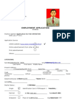 Application For FAX OPERATOR