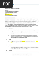 IC Agreement - Accelerated (Other Jurisdictions)