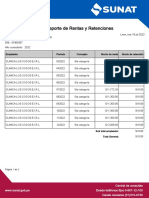 Reporte de Rentas