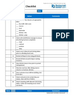 Closing Checklist