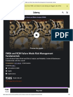 FMEA and RCM Failure Mode Risk Management Fundamentals - Udemy