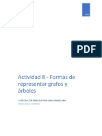 Actividad 8 - Formas de Representar Grafos y Árboles - Ejercicios