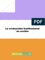 La Evaluacion Institucional en Accion