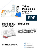 Taller Modelo de Negocio Toño Murillo