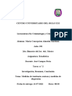 Tarea N ° 2 - Estadistica - 2do. - 4tri. - Mestre