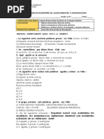 Examen Salida Bimestre Ii Tercero de Secundaria