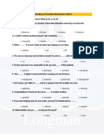 Secondary 3 Exercise Unit 4