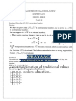 Question Bank 2023 Class 10