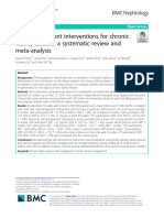 Self-Management Interventions For Chronic Kidney Disease: A Systematic Review and Meta-Analysis