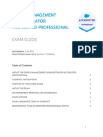 Order Management Administrator Accredited Professional - Exam Guide