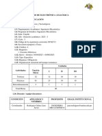 Eléctrónica Analógica