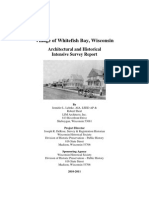 Village of Whitefish Bay Architectural &amp Historical Intensive Survey Report