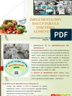 Implementacion Haccp en La Industria Alimentaria