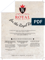 Royal Coffee Roasters Menu March 2022 - Final