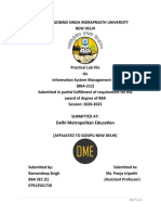 ISM LAB FILE by Raman