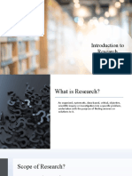 Introduction To Research