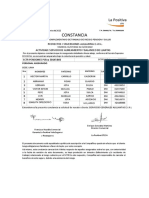 Constancia de Seguro Julio