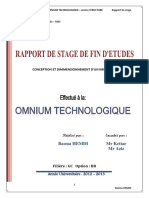 Rapport de Stage de Fin D'études PDF