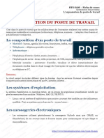 1.1 Organisation Du Poste de Travail