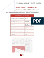 Kitchen Cabinet Size Guide