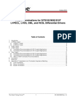 Output Terminations LVPECL, LVDS, CML, and HCSL Differential Drivers