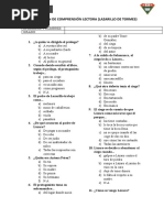 Examen de La Lazaro