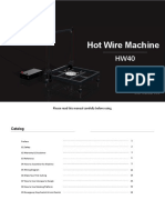 Hot Wire Manchine - User Manual-EN